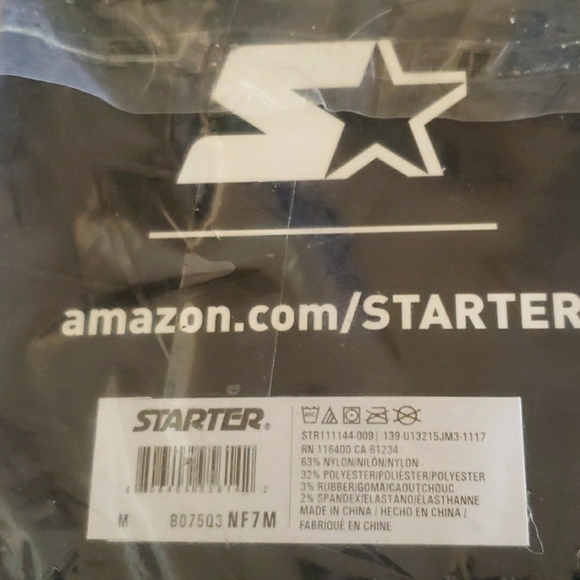 Starter Youth 2 Pairs Soccer Socks Black with White Trim Size M - Picture 2 of 5